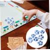 7Pcs Polyhedral Dice Set Family Board Sided Numbers Party Supplies with Vintage Tabletop Gaming Friends Role-Playing Home Roleplay Entertainment Polyhedral Sides view 4
