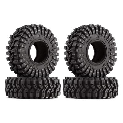 INJORA 1.0 Tires All Terrain S5 Super Soft Sticky Tires for 1/18 TRX4M 1/24 RC Crawler Axial SCX24 FMS FCX24 Enduro24 Upgarde (T1014)