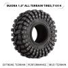 INJORA 1.0 Tires All Terrain S5 Super Soft Sticky Tires for 1/18 TRX4M 1/24 RC Crawler Axial SCX24 FMS FCX24 Enduro24 Upgarde (T1014) view 2