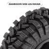 INJORA 1.0 Tires All Terrain S5 Super Soft Sticky Tires for 1/18 TRX4M 1/24 RC Crawler Axial SCX24 FMS FCX24 Enduro24 Upgarde (T1014) view 3