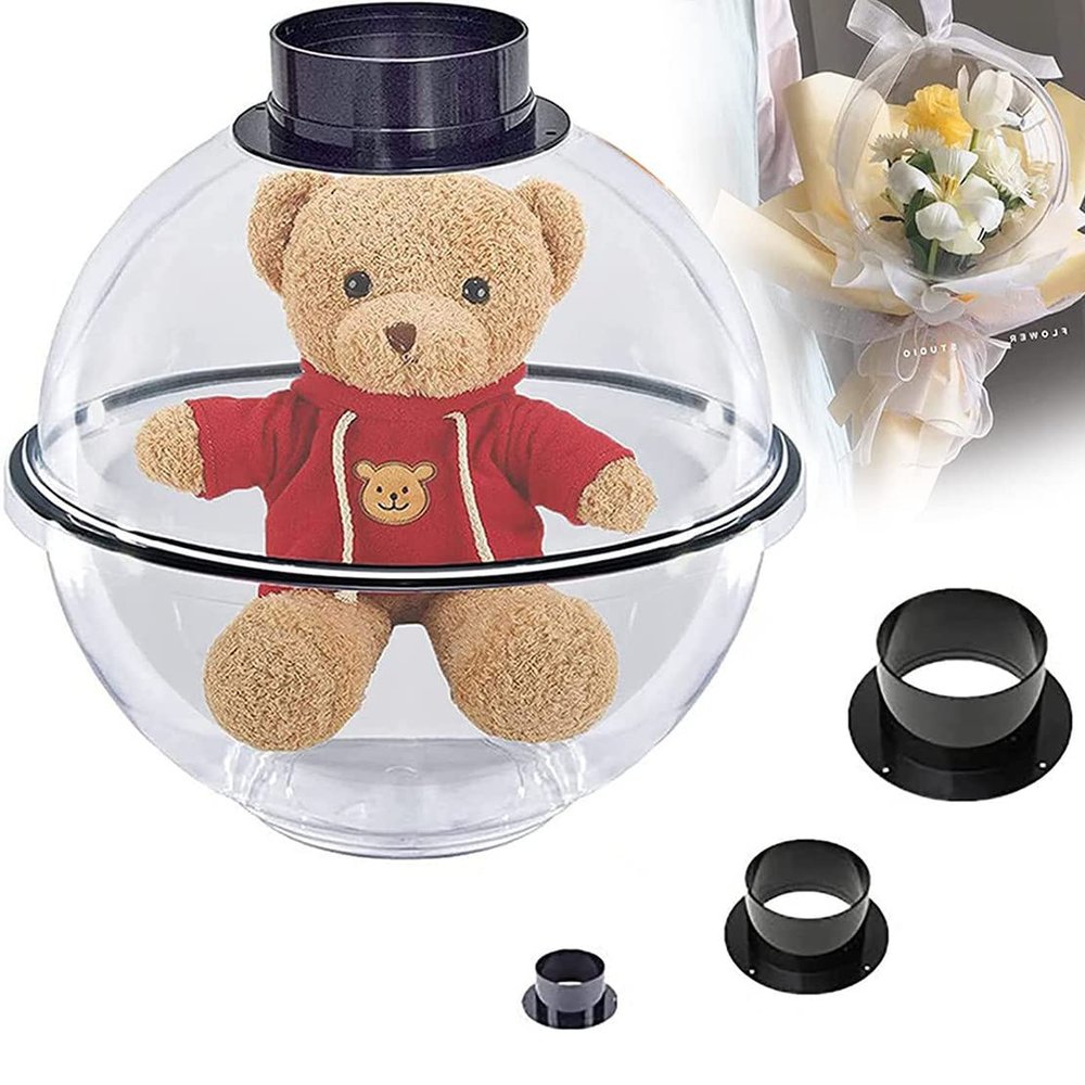 TAISK DIY Balloon Expander Stuffer Filling Machine, Balloon Filling Tool Diameter 35cm/14.5", Balloon Gift Wrapping Machine for Balloon Rose Bouquet, Bear Doll Bouquet