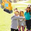 Ferraycle Excavator Construction Truck Pinata for Boys Birthday Party Supplies Bundle with Blindfold Bat Confetti Number Crane Tractors Pinata for Party Supplies view 4