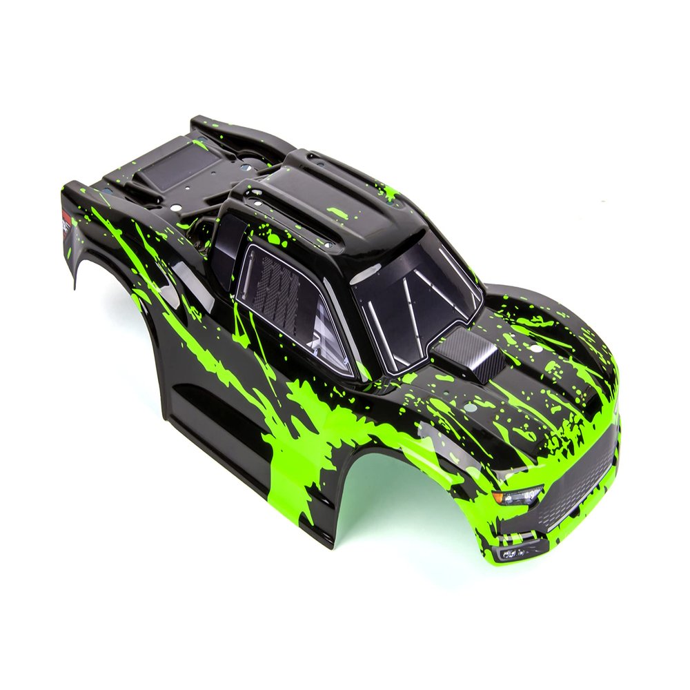 Custom Body Muddy Green Compatible for ARRMA VORTEKS 3S 4x4 4x2 BLX 1/10 Stadium Truck(V-BG-01)