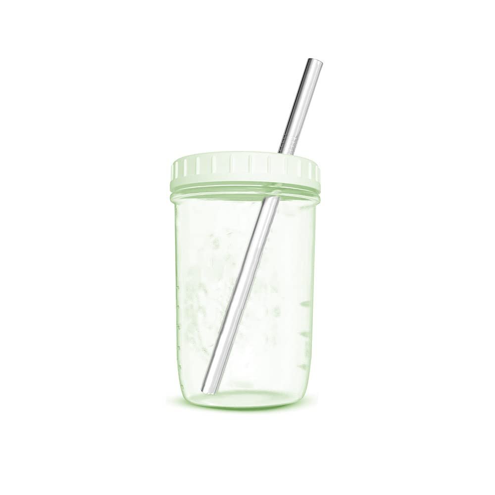 Wide Mouth Cups with Fluorescent Freen Color