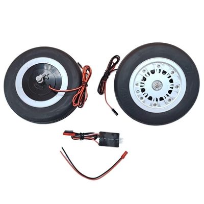 ABZEKH Drone Accessories for JP Hobby 136mm Brake Wheels 8mm Axle with Control Panel for RC Turbine Big Plane Model (Color : Brake Wheel)
