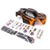 Custom Body Muddy Orange Compatible for ARRMA VORTEKS 3S 4x4 4x2 BLX 1/10 Stadium Truck(V-BO-01) view 2