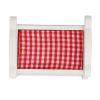 Keenso Miniature Crib, 3Pcs Pinewood Baby Doll Crib Bed Lifelike Dollhouse Mini Crib for 1/12 1/6 Scaled Dollhouse view 4