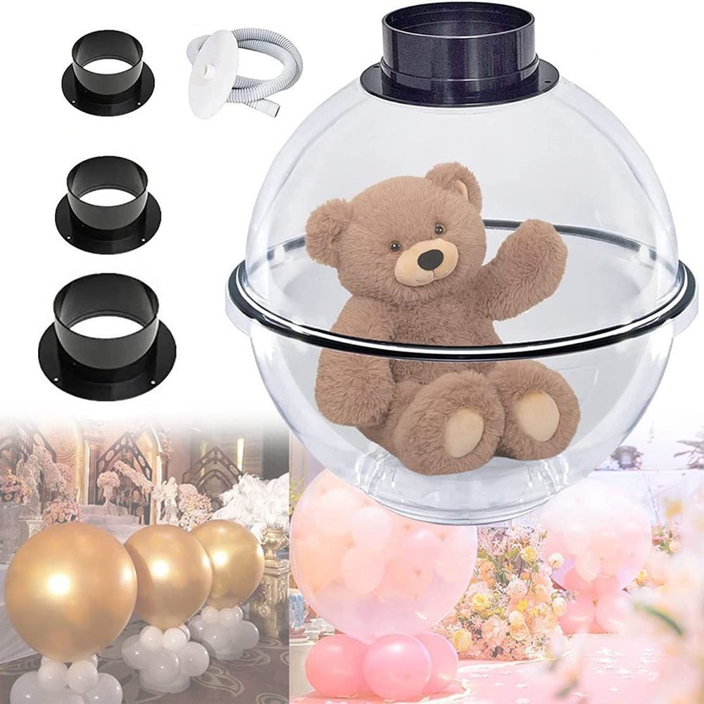TAISK Balloon Tamping Machine, DIY Balloon Gift Wrapping Machine, Balloon Expander for Balloon Roses Bouquet, Wedding, Christmas, Birthday Party, Gift