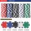 300Pcs Poker Chips Set for Texas Holdem,Blackjack,Professional Poker Kit with Aluminum Case,2 Decks Cards,Dealer,Big Small Blind Buttons and 5 Dice,11.5 Gram Gambling Chips for Casino Games view 4