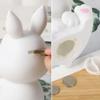 H&W Little Bunny Money Bank, Mini Rabbit Piggy Bank, Best Bitrthday Gift, White view 4