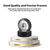 Abendor 4Pcs [2N+2W] Rc Drift Wheels & Logo Drift Tires, 16 Spoke Exquisite Aluminum Alloy Rims with Rc Drift Car Tires for 1/24 1/28 Kyosho Mini-Q HGD1 HGV1 Wltoys K969 K989 K929 AWD (Silver) view 3