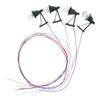 Happyyami 4pcs Dollhouse LED Wall Sconces Miniature 1: 12 Wall Lamp Light Garden Lamps Models Vintage Models Furnitures for DIY Dollhouse Living Room view 1