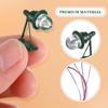 Happyyami 4pcs Dollhouse LED Wall Sconces Miniature 1: 12 Wall Lamp Light Garden Lamps Models Vintage Models Furnitures for DIY Dollhouse Living Room view 3