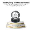 Abendor New 4 Pcs Rc Car Drift Wheels with Logo Tires for 1/28 Wltoys K969 K989 K929, [2N+2W] 4 Spoke Durable Aluminum Alloy Rc Drift Car Tires for 1/24 1/28 Mini-Q HGD1 HGV1 Upgrade Parts (Silver) view 3