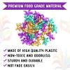 YAXINRUI King Cake Babies, 1.2inch Mini Plastic Babies Metallic Tiny Baby for Party Cake Decorations, Ice Cube My Water Broke Baby Shower Games, Mardi Gras Party Favors view 2