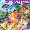 YAXINRUI King Cake Babies, 1.2inch Mini Plastic Babies Metallic Tiny Baby for Party Cake Decorations, Ice Cube My Water Broke Baby Shower Games, Mardi Gras Party Favors view 4