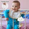 Blublu Park Baby Hanging Musical Toy with Music Box, Baby Lullaby Pull Musical Sensory Toys for Babies Boys and Girls, Clip On Babies Pram Pushchair Cribs Strollers Car Seats Toys, Cloud view 3