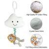 Blublu Park Baby Hanging Musical Toy with Music Box, Baby Lullaby Pull Musical Sensory Toys for Babies Boys and Girls, Clip On Babies Pram Pushchair Cribs Strollers Car Seats Toys, Cloud view 4