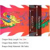 ZJKXJH Flowy Ribbon - Blue Phoenix Tail Shape, Spinning Dragon Silk for Fitness Juggling and Games, Streamer with 400g/550g Dragon Head (Color : 400G Dragon Head, Size : 10m/33ft) view 2