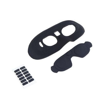 FEICHAO Anti-Light Leak Sponge 3D Eye Mask Protection Cover Compatible with DJI Goggles2 Racing Drone (Black Eyecup+Cover)