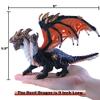 RECUR Devil Dragon Action Figurine, 9 Inch Statue Dragon Toys for Boys Girls Kids, RPG Figures Miniatures for Tabletop Display & Roleplaying, Collectors Toy Age 3 + view 4