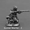 Alloy Samurai Model, Ancient Mini Warrior Model Toy, Japanese Style Table Games and Chess Decoration Military Manual, DIY Alloy Samurai Doll (Gunner Warrior-C) view 3