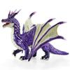 RECUR Thunder Dragon Action Figurine, 7.4 Inch Purple Dragon Toys for Boys Girls Kids, RPG Figures Miniatures for Tabletop Display & Roleplaying, Collectors Toy Age 3 + view 1