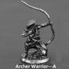 Alloy Samurai Model, Ancient Mini Warrior Model Toy, Japanese Style Table Games and Chess Decoration Military Manual, DIY Alloy Samurai Doll (Archer Warrior-A) view 3
