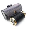 6" Handheld Brass Spyglass Telescope with Leather Case Sailor Home Decor Pirate Captain Boat Gift view 1