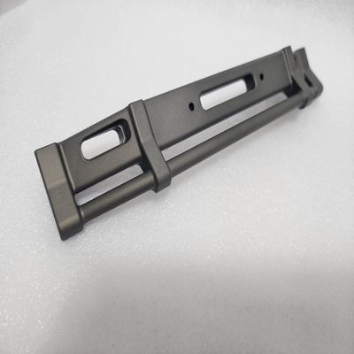 H-TECH RC 1/10 CNC Aluminum Metal Front Bumper & LED Kit for Traxxas TRX6 Flatbed Hauler Accessories (Gunmetal)