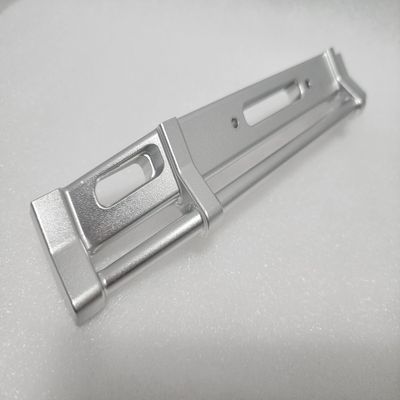 H-TECH RC 1/10 CNC Aluminum Metal Front Bumper & LED Kit for Traxxas TRX6 Flatbed Hauler Accessories (Silver)