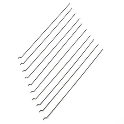 APEFIT RC Helicopter Aircraft Parts for SU27 KT Board RC Airplane 4/10 / 20pcs 18cm 1.2mm Z-Type Steel Wire Push Rod for SU27 KT Board RC Airplane Replaceable Accessories (Color : 10 Pieces)