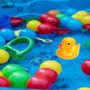 Colorful Floating Weighted Duckies (12 Pack) Plastic Duck Pond Floater. (2.75") Fun Bath Tub Pool Play Toy. (Colorful) view 4