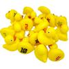 Floating Weighted Matching Game Yellow Duckies (20 Pack) Plastic Duck Pond Floater. (2.75") Fun Bath Tub Pool Play Toy. view 2