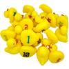 Floating Weighted Matching Game Yellow Duckies (20 Pack) Plastic Duck Pond Floater. (2.75") Fun Bath Tub Pool Play Toy. view 4