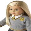 American Girl Harry Potter 18-inch Doll Hufflepuff Outfit with Sweater and Scarf Featuring House Crest, For Ages 6+ view 2
