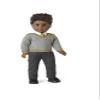 American Girl Harry Potter 18-inch Doll Hufflepuff Outfit with Sweater and Scarf Featuring House Crest, For Ages 6+ view 3