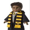 American Girl Harry Potter 18-inch Doll Hufflepuff Outfit with Sweater and Scarf Featuring House Crest, For Ages 6+ view 4