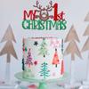 1 PCS My 1st Christmas Cake Topper Assembled Glitter Baby Shower First Christmas Deer Cake Pick for Merry 1st Christmas New Year Holiday Baby Shower Kids Birthday Party Cake Decorations Supplies view 4
