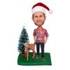 Mydedor Custom Bobbleheads Figurine Customized Doll Birthday Gifts for Family, Bobble Head Figures Handmade Personalized Gift for Bestfriend Wedding Anniversary with Photos view 1