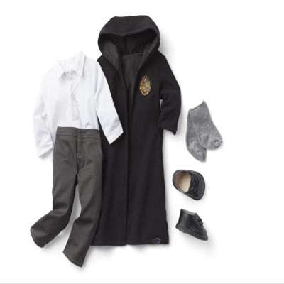 American Girl Harry Potter 18-inch Doll Hogwarts Uniform with Pants Outfit and Robe Featuring School Crest, For Ages 6+