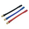3pcs/Set 6.5MM Bullet Male to Female 10AWG 10CM ESC Extension Cable for RC Car Boat Brushless Motor ESC (6.5mm Male to 6.5mm Female) view 2