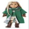 American Girl Harry Potter 18-inch Doll Slytherin Quidditch Uniform Outfit with Robe Featuring House Crest, For Ages 6+ view 2
