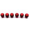 Arcity 6 Pcs/Lot 28mm Arcade LED Push Buttons Illuminated Player 1P 2P Coin Start Select Lit Red with Microswitch for Arcade Machine Games Console Parts 5V view 1