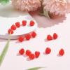 OLYCRAFT 140pcs Artificial Raspberry Miniature Strawberry Simulation Strawberry Mini Strawberries Miniature Fruit for Dollhouse Mini Kitchen Decorations Photography Props view 4