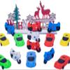 Mini Erasers for Kids Bulk Desk Pets for Kids Classroom Car Erasers - 14 Pcs Vehicle Motorbike Mix Fun erasers for Students Bulk Valentines Party Favors view 1