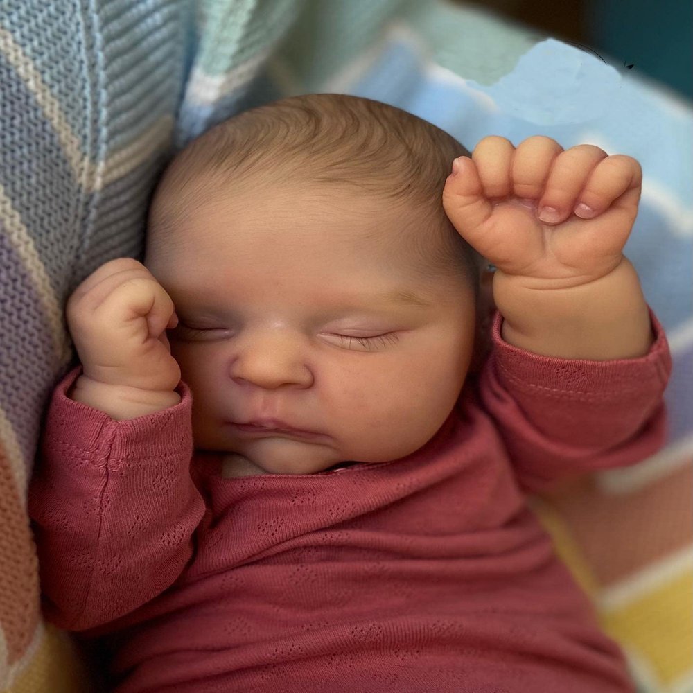 Zero Pam Realistic Reborn Dolls Boy 20 Inch Sleeping Newborn Baby Dolls Soft Silicone Baby Doll That Look Real Lifelike Reborn Baby Dolls