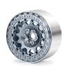 RCLIONS 2.2inch Beadlock Wheels 35mm RC Aluminum Rims for AXIAL Wraith RR10 TRX4 1/10th RC Crawler Truck Car (Titanium) view 4
