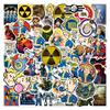 50pcs Fallout GMVAESKY Merchandise Stickers for Bottle, Laptop, Refrigerator & More view 2