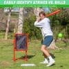 GoSports Baseball Strike Zone Target for Plastic Balls - Compatible with Blitzball and Wiffle Ball view 2